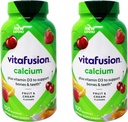 Vitafusion Calcium dengan Vitamin D3 - 2 100 Botol Hitung - 200 Gummies Total