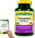 Spring Valley Cinnamon Dieter Supplemen - 1.000mg, 400 Vegeterian Capsules + 'Nutration Guides'
