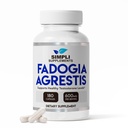 Fagogia Agrestis 600mg for Natural Testosterone Dukung: Prootres Muscle Growth, Energy, Drive, Stamina, and Mood 124; Non-GMO, Vegan, Gluten- Free Alagly 124; 180 Capsules