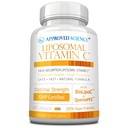 Approved Science Lipomal Vitamin C - 1100 mg - 60 Kapsules - Hambatan Imune, Boost Collagen, Antioksidant - Tinggi Absorpsi - Fat Soluble - Non GMO - Vegan - dibuat di Amerika Serikat