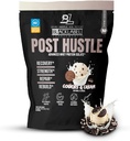BLACKLABEL Support Post Husle Posting Workout Protein Powder, 30 Sertifikasi untuk Sport Whoy Isolate Protein Powder dengan Digetical Enzymes - Cookies & Cream