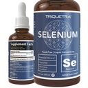 Selenium - 200 mcg, Formulir Selenomethionine, 300 Servings - Vegan, Glass Bottle, Yeast Free - Sublingual Liquid Konsentrat - Antioksidant, Supports Immunity, Thyroid Health (2 oz)