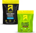 Ascent Whiy + Plant Protein Powder - Tanpa rasa 2 lb & Chocolate 18 Servings