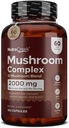 Kompleks Jamur 124; Jamur Cordyceps, Reishi, Shiitake, Maitake dan Lions Mane Suplemen. Tambahan 10-Jamur untuk Mendukung Pikiran dan Tubuh Anda 124; 180 Mushroom Kapsul