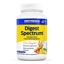 Enzymedica Digest Spectrum, Advanced Digetical Dizymes for Women and Men, Supports Ditrable and Multiple Food Intoleransi, Fate Formula for Gas and Bloating Relief, 90 Capsules