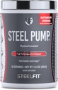 SteelFit Steel Pump 124; Advanced Pre Workout Powder & Nitric Oxide Suplement 12.4; Semangka Lemonon, 30 Servings; untuk Pembangunan Muscle & Pemulihan 124; Dibuat dengan Pulpen ATP, Ashwagandha, & Electrolytes