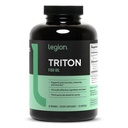 Legion Triton Fish Oil Capsules - Triple Strength Omega 3 Estial Acids dengan Vitamin E & Lemon Oil untuk Absorpsi Maksimum, Kebebasan- 2400mg EPA & DHA Per Serving, 30 Svgs