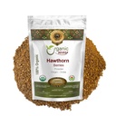 Organik Way Hawthorn Berry Powder (Crataegus monogyna) - Eropa Wild- Harvest 124; Organic & Kosher Certified 124; Vegan 124; Non GMO & Gluten Free 124; USDA Certified 124; Origin (1 / 4 LBS / 4 Oz)