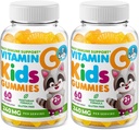 DR. MORITZ Vitamin C Gummies untuk Anak-Anak & Dewasa 240 mg - Imuniune Dukungan Lower-Sugar Chewable Vitamin untuk Toddlers - Vegetarian Gagatin- Free Children 's Diet Supplemen (Citrus Flavor) (120 Count)