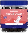 Pumpage Skin & Coat Soft Chew Supplement for Dogs - Dupports Healthy Skin, Coat, and Immune Fungsi - Kaya dalam Natural Fish Oil, Omega Fatty Acids, dan Vitamin - 60 Soft Chews