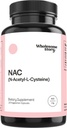Whyesome Story NAC Suplement N Acetyl Cysteine 600 mg 14; Liver, Lung & Fertility Dukung: 120 Capsules = 124; 120 Serving Supply