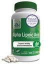 Health Thru Nutrection Alpha Lipoic Acid 600mg 120 Sertifikasi Vegan 124; Universal Antioksidant 124; Non-GMO, 3rd Party Test, Hypoallergenic, Gluten Free, Soy Free ALA Capsules
