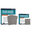 Silver Calcium Alginate Dressing (4 "x 4" 10 Pcs + 2 "x 2" 12 Pcs)