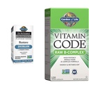 Taman Kehidupan Dr. Formulasikan Seri Protein Platinum Kembalikan 200 Milyar CFU & Vitamin B Kompleks - Vitamin Kode Raw B Kompleks - 120 Vegan Kapsul