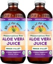 Lily of The Desert Organic Aloe Vera Juice, Inner Fillet, 16 Fluid Ounce (Paket 2)