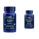 Ekstensi Hidup Super Ubiquinol CoQ10 dengan dukungan Enhanced Mitokondrial, ubiquinol CoQ10 & Super Omega-3 EPA / DHA Fish Oil, Sesame Lignans & Olive Explement - Omega 3 Supplemen