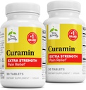 Terry Tentu Curamin Ekstra Kekuatan - Curcumin & Boswellia untuk Sirkulasi Kesehatan Dukungan - Turmeric Tambahan untuk Dukungan Joints, Kesehatan Otot & Endorphin Produksi - 30 Tablets (Paket 2)