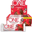 Satu Protein Bars, Peanut Butter Cup, Gluten Free dengan 20g Protein dan 1g Sugar, Staples Pantry, 2.12 oz (12 Count)