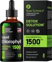 Chlorofil Cair Drops - Tubuh Deodorizing Suplemen, Natural Energy Boost, Organic Chlorophill Cepat Melambat Cair Vegan Chlorophill - Oksigen Boost & Internal Deodoran, Detox Liquid Oxy Drops