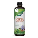 Nature 's Way Organic Flax Oil Super Lignan, Cold- Menekan, dan Tidak halus, 24 Fl Oz