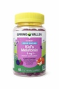 Spring Valley Vegetarian Melonasin untuk Anak, Dukungan Tidur, 60 Ct + Panduan Vitamin Anda