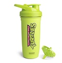 Smartshake TMNT Reforce Stainless Steel Protein Sake Bottle - Non Insulated Unisex Gym Bottle 12.4; Metal Shaker Bottle - 900 ml 124; 30 oz - Leakproof Screw-on Lid - BPA Free 124; (Light Green)