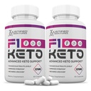 Laboratorium Berhak (2 Pack F1 Keto Pills 1275MG Baru & Impressed Formula Berisi Apel Cider Ekstra Virgin Powder Minyak Daun Minyak Hijau 120 Capsules
