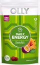 OLLY Daily Energy Gummy, Caffeine Free, Vitamin B12, CoQ10, Goji Berry, Digilable Suplemen, Tropical Flavor - 120 Count Pouch