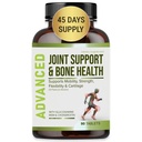 NutraPro Glucosamin Chondroitin MSM Relief Suplemen & Bone Health - for Knee & Joint Relief, Bone Strength, Gabungan Kesehatan, Gerakan, Fleksibilitas, Kekuatan & Comfort.45 Days