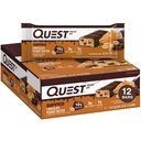 Nutrition Quest Dipped Chocolate Peanut Butter Protein Bars, 18g Protein, 1g Sugar, 3g Net Carbs, Gluten Free, 12 Count