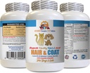 Cat Hair dan Skin Suplemen - Pets Hair dan Coat Boost - for Dogs and Cats - Supports Healthy Skin Hair Nails - cat Healthy Skin - 1 Bottle (60 Tablet)