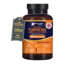 Turmeric 2280mg (Kekuatan Tinggi) dengan Black Pepper & Ginger - 180 Vegan Capsules dengan Curcumin Ingredien Aktif I UK Dibuat oleh Layanan Kesehatan Prowise