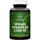Vegan Nuturition MRM Vitamin D3 2.500 IU 124; Bone + Ammune Kesehatan 124; dibuat dari lichens £124; Support Calcium Absorpsi 124; Vegan + Vegetarian Friendly 124; 60