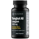 Nuklir Essential Tongkat Ali untuk Pria, Dukungan untuk Kesehatan Pria, Longjack Eurycoma Longifolia Extract, 30ct
