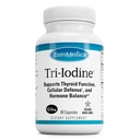 EuroMedica Tri-Iodine - Dukung Thyroid Kesehatan - Aids Hormone Keseimbangan dengan Iodium Molekular dari Kelp - Features Potasium Iodide & Sodium Iodide - Dukungan Otak & Energi - 12.5mg, 90 Capsules