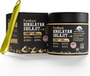 Himalaya Shilajit Resin - Potensi Tinggi, 11100 MG Himalaya Ekstrak, 75% + Fulvic Acid, Energy, Wellity & Imunity Dukungan, 85 + Trace Mineces, Lab Test, 50g Jar, 46 Servings