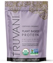 Truvani Vegan Pea Protein Powder 124; Unflashored 124; 20g Organic Plant Based Protein 14; 10 Servings; Keto 124; Gluten & Dairy Free 124; Low Carb 124; No Added Sugar