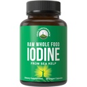 Raw Whole Food Loodine Supplement from Organic Kelp (Asterofil Nodotum) by Peak Performance. Potasium Iodide Dukungan Tablet. Untuk Metabolisme, Energi, dan Imune. 60 Vegan Capsules, Pil.