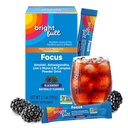 Suplemen Fokus Sugar Free Dietary Supplement Mix dengan Ashwagandha, Mane Lion, B Vitamin B1 B2 B3 B5 B6 B12, untuk Performance Kognitif & Clarity BlackBerry, 21 Hari Suppply