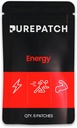 Patch Energi Murni - Tanaman Berbasis Vegan Patch Topik - Caffeine - CoQ10 - Acids Amino - Electrolytes - Non-Ingeable - Water- Resistan - Gentle on Skin - Gluten Free - Made in USA - 6 Patches