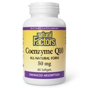 Faktor Natural Coenzim Q10 - Antioksidant Dukungan Suplemen Produksi Energi Cellular - Lebih baik Absorpsi Diads Heally Heart Fungsi - 50 mg, 60 Softgels (60 Hamba)