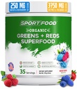 Super Fruits & Reds Superfood Powder 124; Mixed Berry Flavor 124; 25 + Super Fruits & Vegies, Beets, Pregnant 124; Energizing, Antiokidant- Rich, Keto- Friendly Smoothie Mix 124; 35
