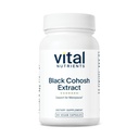 Pensediaan Nutrients Black Cohosh Vital Extract 250mg 124; Vegan untuk Menopause Women, Hormonal Saldo dan PMS Dukungan