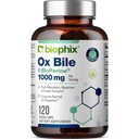 biophix Ox Bile 1000 mg dengan BioPerine 120 Veggie Capsules - Suplemen Digetical Enzymes Tinggi - Liver Metabolic GI Fat Metabolism Dukungan