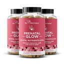 Glow Prenatal Vitamin for Women 3-Pack Bundle - 20- 1Vital Nutrients for Heally Pregnancy and Fetal Development - Folic Acid & Vegan DHA For Baby Growth & A Comfortable Pregnancy - 180 Capsules