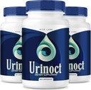 Rize labs (3 Pack) Urinocs Prostate Suplement, Urinoct Bladder Health, Advanced Urinoct Fungsi Formula, Urinoc Organic Herbal Blend Review, Urinoct Prostate Flush untuk Flow (180 Capsules)