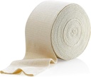Tubular elastis Mendukung Perban Ukuran C, 10M Kotak - Warna Alam (2.75 "X 33 kaki) untuk Bandar Dukungan Besar - Medium Thigh, Cotton Spandex