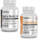 Curcumin Turmeric Organixx (60 Capsules Vegetarian) & Gabungan & Kapak Perawatan Otot (Cacah 60)