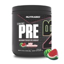 NuttraBio STIM-Free PRE Workout for Men, New Formula 124; Laser Focus, Extreme Pumps 124; Performance, Endurance 124; 10g Citrulline, Beta Alanine, Nitrates, Nootropics, Electrolytes - 20 Servings Watermelon