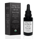 Vegan Mia - USDA Organic Spruce- Scented Beard Oil for Men, 3- 1 Premium Grooming Oil dengan Argan Oil dan lebih - Untuk Beard Growth and Maintention, Ode To The Beard Forest Sage Oil, 1 fl oz